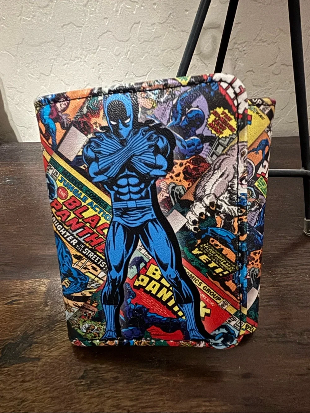 Blue Black Panther Print Men's/Boy’s Wallet